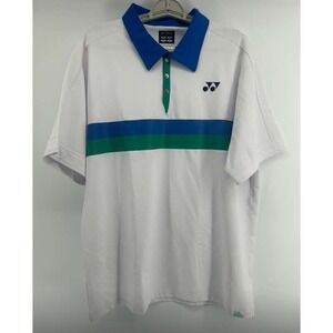 Yonex Tennis Polo Shirt White 75th Anniversary Size XXL‎ Limited Edition Rare
